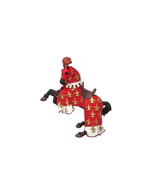 Figurine-cheval-du-prince-Philippe-rouge---Papo-17606 Livraison Mondiale Figurine cheval du prince Philippe rouge - Papo