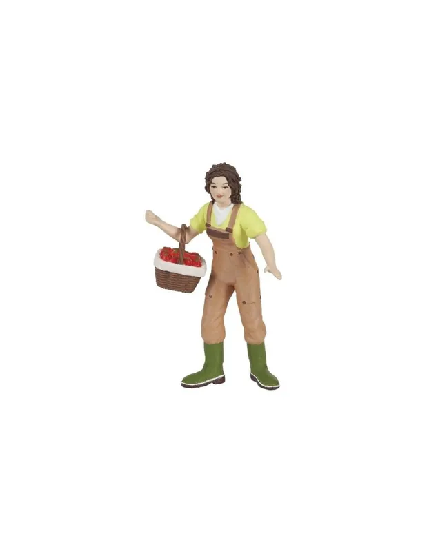 Figurine-fermière-au-panier---Papo-17578 Bon Marché Figurine fermière au panier - Papo