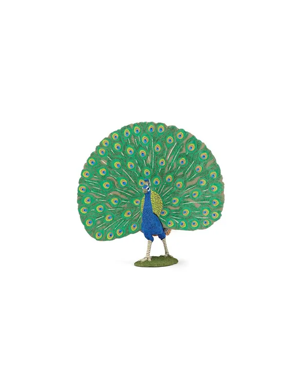 Figurine-paon---Papo-17105 Top Qualité Figurine paon - Papo