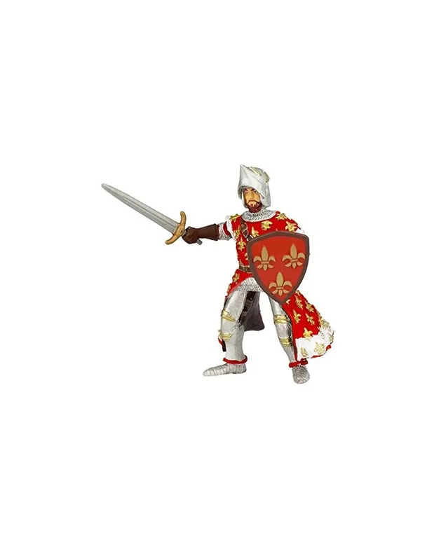 Figurine-prince-Philippe-rouge---Papo-17497 Satisfait Ou Remboursé Figurine prince Philippe rouge - Papo
