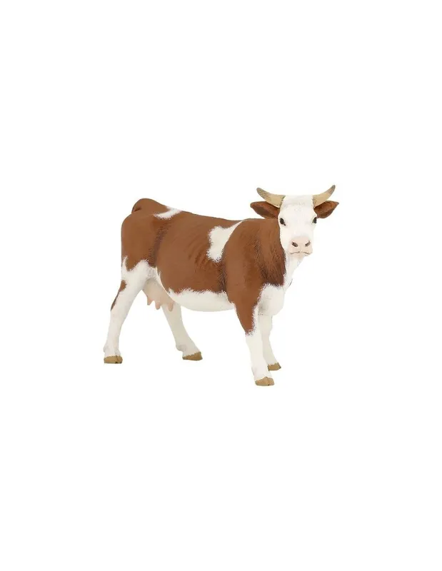 Figurine-vache-simmental---Papo-17458 Livraison Mondiale Figurine vache simmental - Papo