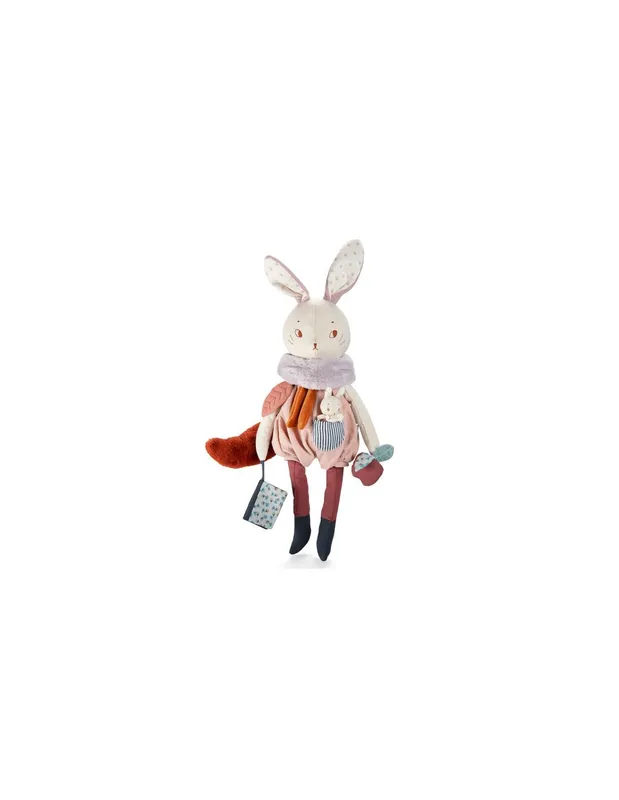 Grand-lapin-d039activités-Après-la-pluie---Moulin-Roty-14063 Produit De Marque Grand lapin d'activités Après la pluie - Moulin Roty