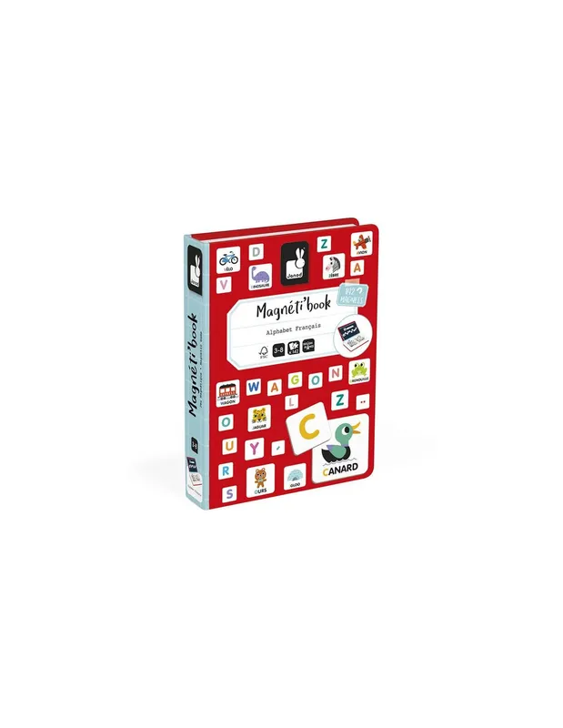 Jeu-Magnetibook-Alphabet---Janod-15914 Jeu Magnetibook Alphabet - Janod Artisanat