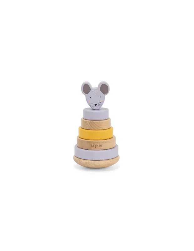 Jouet-à-empiler-en-bois-Souris---Trixie-15012 Jouet à empiler en bois Souris - Trixie Nouveauté