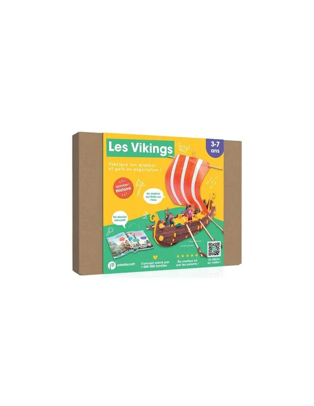 Kit-collector-Les-Vikings-3-7-ans---Pandacraft-14544 Kit collector Les Vikings 3-7 ans - Pandacraft Prix Promo