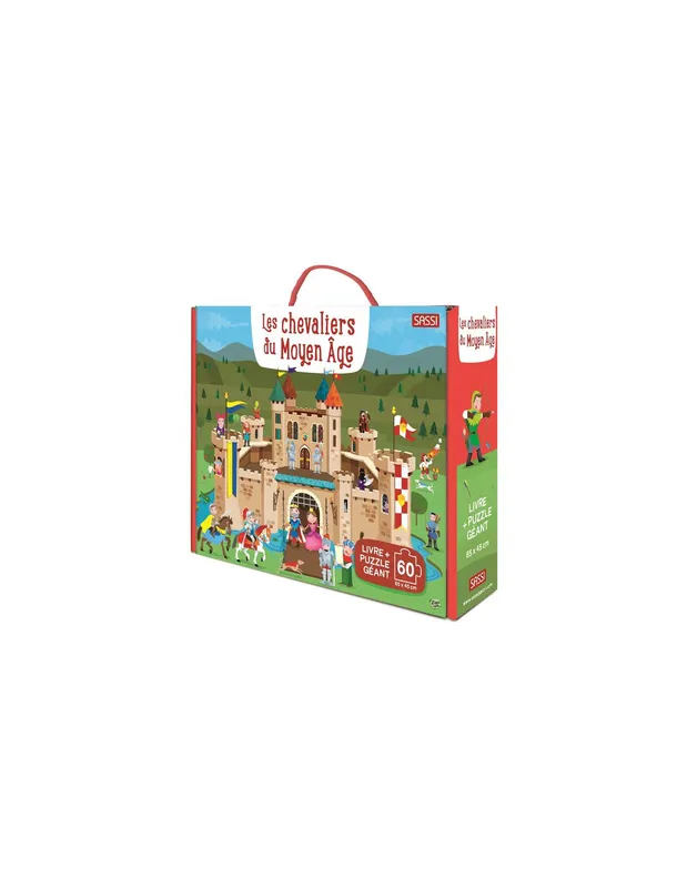 Les-chevaliers-du-Moyen-âge---puzzle-géant-et-livre-Sassi-15588 Acheter En Ligne Les chevaliers du Moyen âge - puzzle géant et livre Sassi