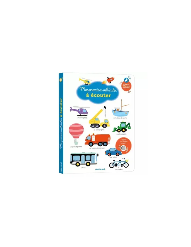 Livre-Mes-premiers-véhicules-à-écouter---Auzou-18333 Livre Mes premiers véhicules à écouter - Auzou Tendance