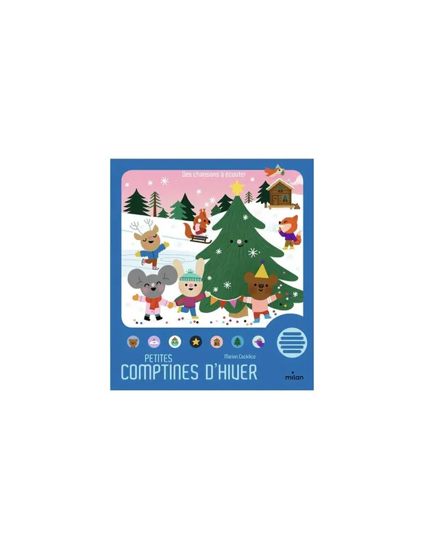 Livre-Petites-comptines-d039hiver---Milan-15972 Premium Livre Petites comptines d'hiver - Milan