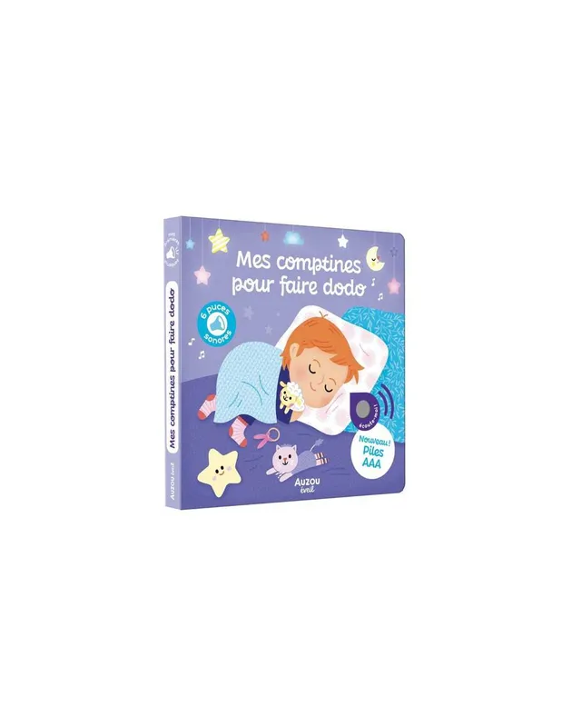 Livre-sonore-Mes-comptines-pour-faire-dodo---Auzou-14377 Satisfait Ou Remboursé Livre sonore Mes comptines pour faire dodo - Auzou