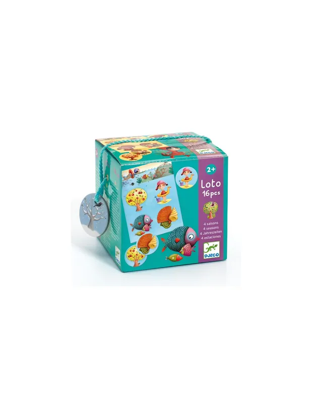 Loto-des-4-saisons-16-pièces---Djeco-15892 Loto des 4 saisons 16 pièces - Djeco Commander Maintenant