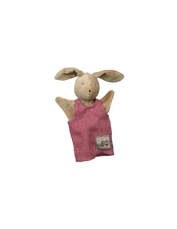 Marionnette-Sylvain-le-lapin-La-Grande-Famille---Moulin-Roty-15661 Dernier Modèle Marionnette Sylvain le lapin La Grande Famille - Moulin Roty