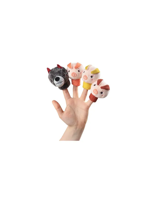 Marionnettes-à-doigt-Les-trois-petits-cochons---Lilliputiens-15280 Marionnettes à doigt Les trois petits cochons - Lilliputiens Bon Plan