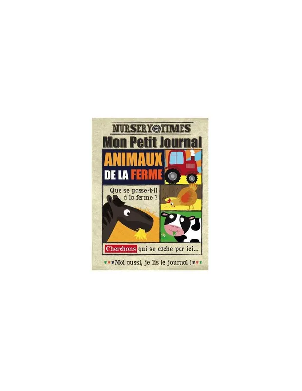 Mon-petit-journal-animaux-de-la-ferme---Crinkly-14680 Meilleur Prix Mon petit journal animaux de la ferme - Crinkly