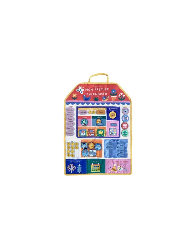Mon-premier-calendrier-en-tissu---Auzou-16120 Livraison Mondiale Mon premier calendrier en tissu - Auzou