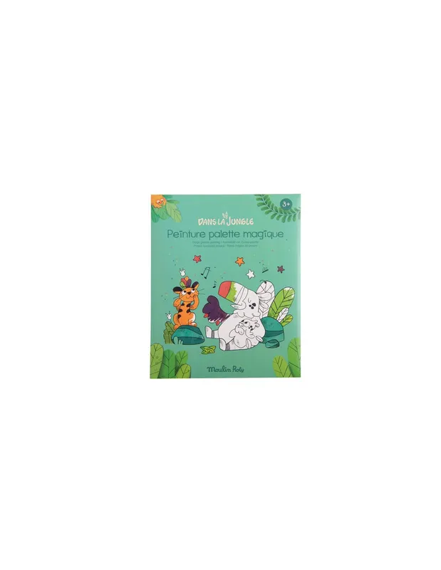 Peinture-palette-magique-Dans-la-jungle---Moulin-Roty-18058 Peinture palette magique Dans la jungle - Moulin Roty Tendance