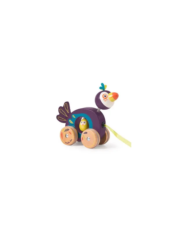 Petit-toucan-à-tirer-Dans-la-jungle---Moulin-Roty-15593 Petit toucan à tirer Dans la jungle - Moulin Roty Top Qualité