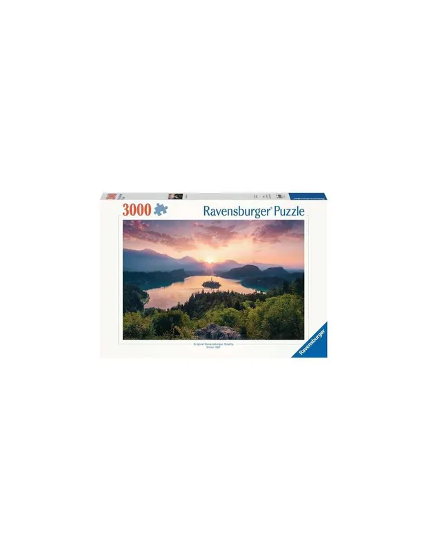 Puzzle-3000-pièces-Lac-de-Bled-en-Slovénie---Ravensburger-15742 Populaire Puzzle 3000 pièces Lac de Bled en Slovénie - Ravensburger