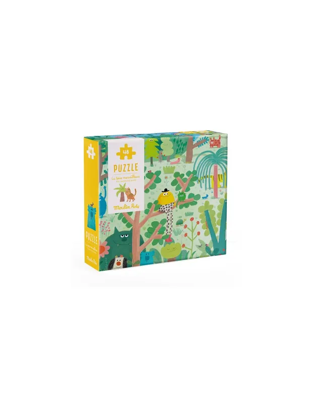 Puzzle-48-pièces-la-terre-merveilleuse-Les-Schmouks---Moulin-Roty-15046 Puzzle 48 pièces la terre merveilleuse Les Schmouks - Moulin Roty Top Vente