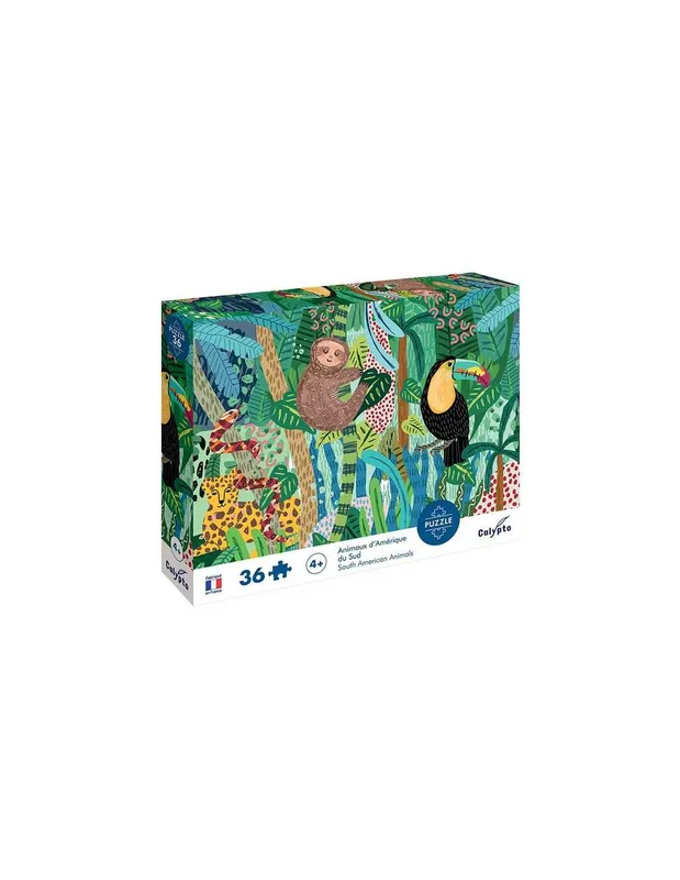 Puzzle-Animaux-d039Amérique-du-Sud-36-pièces---Sentosphère-14513 Dernier Modèle Puzzle Animaux d'Amérique du Sud 36 pièces - Sentosphère