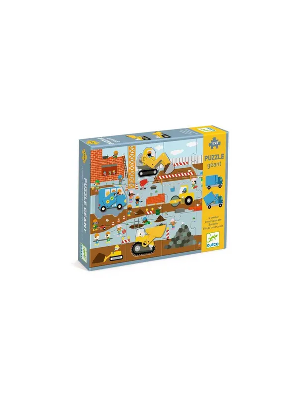 Puzzle-géant-Le-Chantier---Djeco-14245 Commander Maintenant Puzzle géant Le Chantier - Djeco