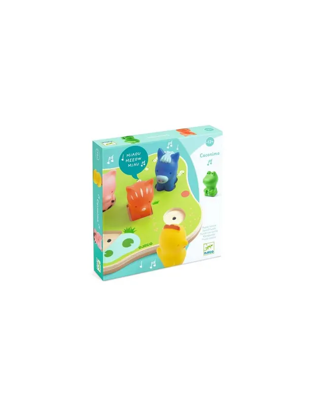 Puzzle-sonore-Caconimo---Djeco-15221 Puzzle sonore Caconimo - Djeco Retour Gratuit