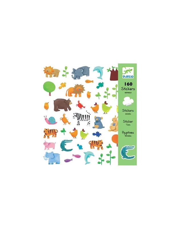 Stickers-animaux---Djeco-18132 Marque Stickers animaux - Djeco