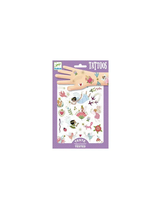 Tatouages-fairy-friends---Djeco-16981 Tatouages fairy friends - Djeco Fait Main