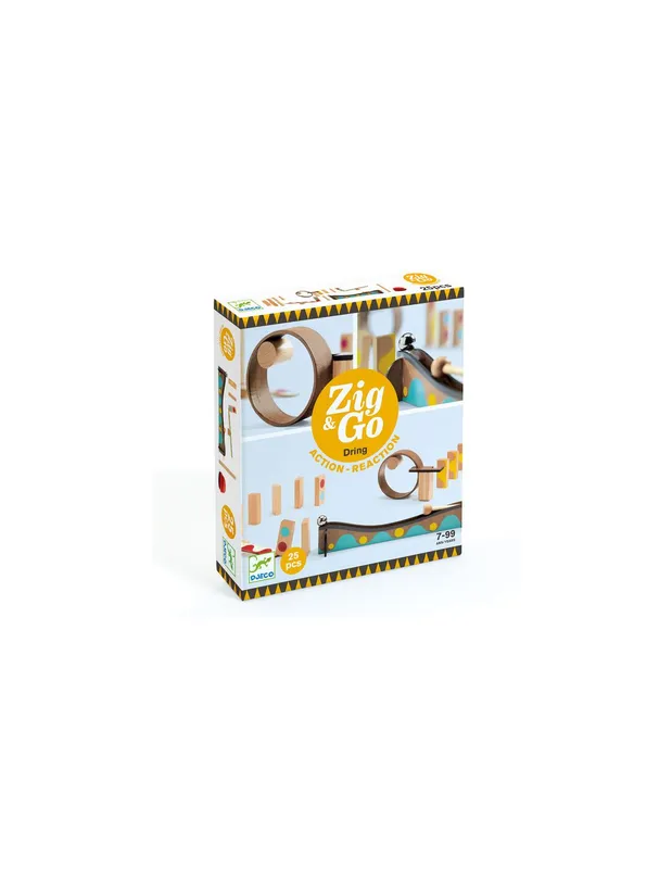 Zig-Go-25-pièces---Djeco-15693 Zig & Go 25 pièces - Djeco Commande En Gros