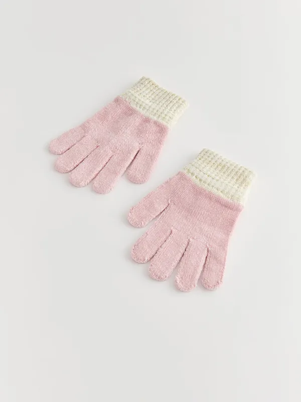 LCW-ACCESSORIES-Gants-en-Tricot-pour-Filles Artisanat LCW ACCESSORIES Gants en Tricot pour Filles
