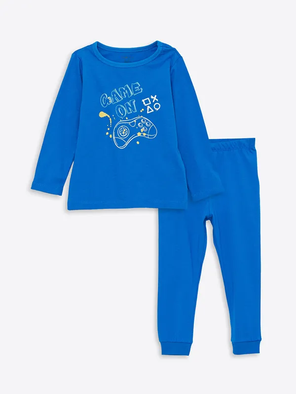 LCW-ECO-Ensemble-de-Pyjama-pour-B233b233-Gar231ons-224-Manches-Longues-Col-Rond-Imprim233 Prix Promo LCW ECO Ensemble de Pyjama pour Bébé Garçons à Manches Longues Col Rond Imprimé