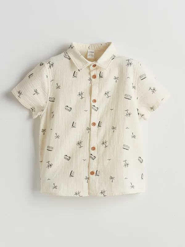 LCW-Kids-Chemise-224-Manches-Courtes-pour-Gar231ons Premium LCW Kids Chemise à Manches Courtes pour Garçons