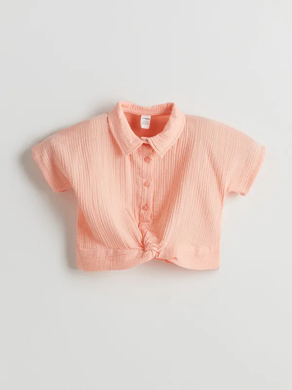 LCW-Kids-Chemise-Basique-en-Mousseline-pour-Filles LCW Kids Chemise Basique en Mousseline pour Filles Remise
