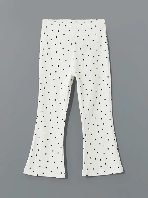 LCW-Kids-Leggings-224-Pois-pour-Filles-avec-Taille-201lastiqu233e Gros Lot LCW Kids Leggings à Pois pour Filles avec Taille Élastiquée
