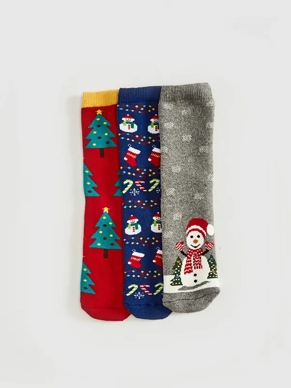 LCW-Kids-Lot-de-3-Chaussettes-de-Cheville-en-Tissu-201ponge-pour-Gar231on LCW Kids Lot de 3 Chaussettes de Cheville en Tissu Éponge pour Garçon En Vogue