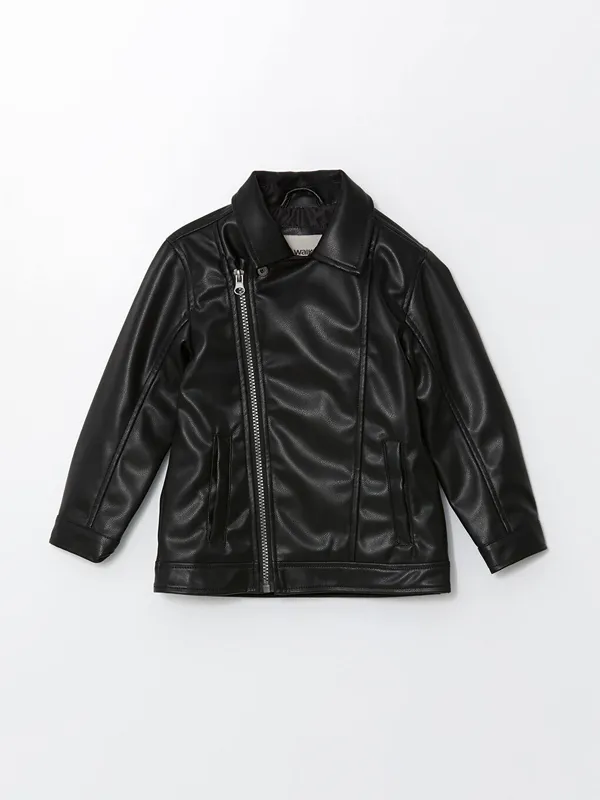 LCW-Kids-Manteau-En-Simili-Cuir-Pour-Gar231ons LCW Kids Manteau En Simili Cuir Pour Garçons Marque