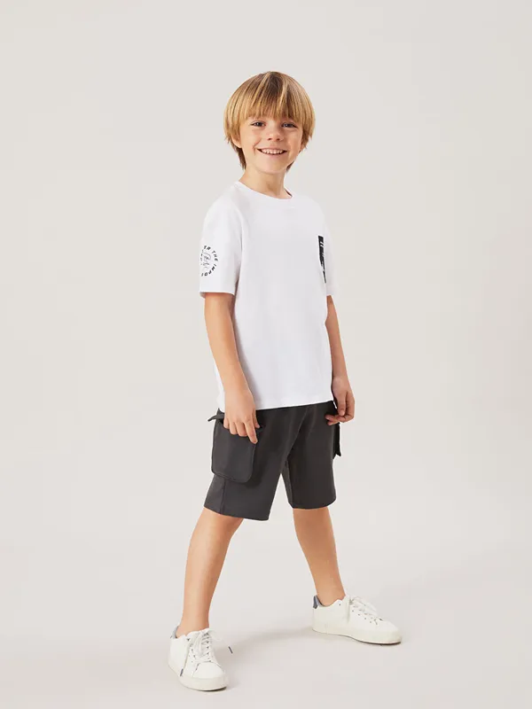 LCW-Kids-Shorts-224-Taille-201lastiqu233e-avec-Poches-pour-Gar231ons-en-2-Fils Meilleur Prix LCW Kids Shorts à Taille Élastiquée avec Poches pour Garçons en 2 Fils