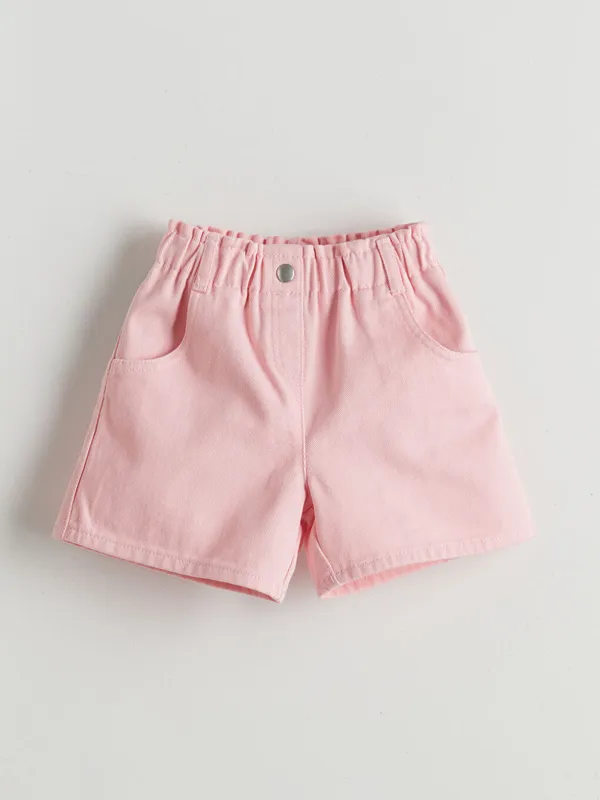 LCW-Kids-Shorts-Basiques-224-Taille-201lastiqu233e-pour-Filles LCW Kids Shorts Basiques à Taille Élastiquée pour Filles Meilleure Qualité