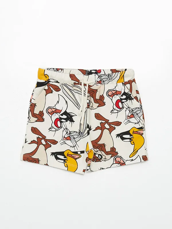 LCW-Kids-Shorts-pour-Gar231ons-B233b233-Imprim233s-Bugs-Bunny-224-Taille-201lastiqu233e LCW Kids Shorts pour Garçons Bébé Imprimés Bugs Bunny à Taille Élastiquée Artisanat