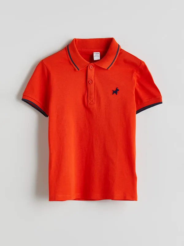 LCW-Kids-T-shirt-Basique-224-Col-Polo-pour-Gar231ons LCW Kids T-shirt Basique à Col Polo pour Garçons Dernier Modèle