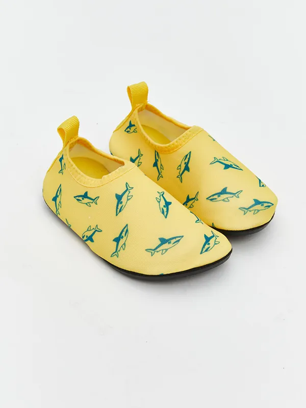 LCW-STEPS-Chaussures-Aqua-Imprim233es-Requin-pour-Gar231ons LCW STEPS Chaussures Aqua Imprimées Requin pour Garçons Garantie Incluse