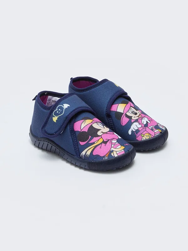 LCW-STEPS-Pantoufles-Licenci233es-Mickey-Mouse-Crochet-et-Boucle-B233b233-Fille LCW STEPS Pantoufles Licenciées Mickey Mouse Crochet et Boucle Bébé Fille Usine Directe