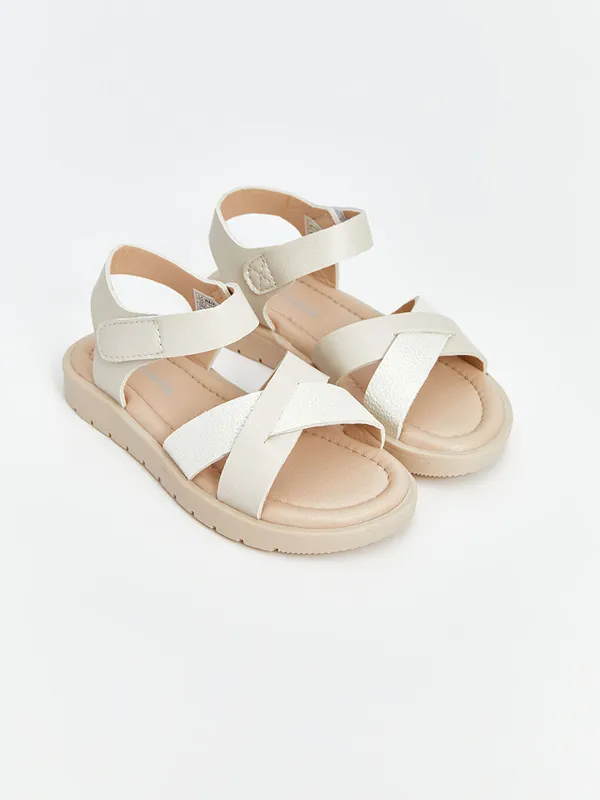 LCW-STEPS-Sandales-B233b233-Fille-Similicuir-224-Crochet-et-Boucle Satisfait Ou Remboursé LCW STEPS Sandales Bébé Fille Similicuir à Crochet et Boucle