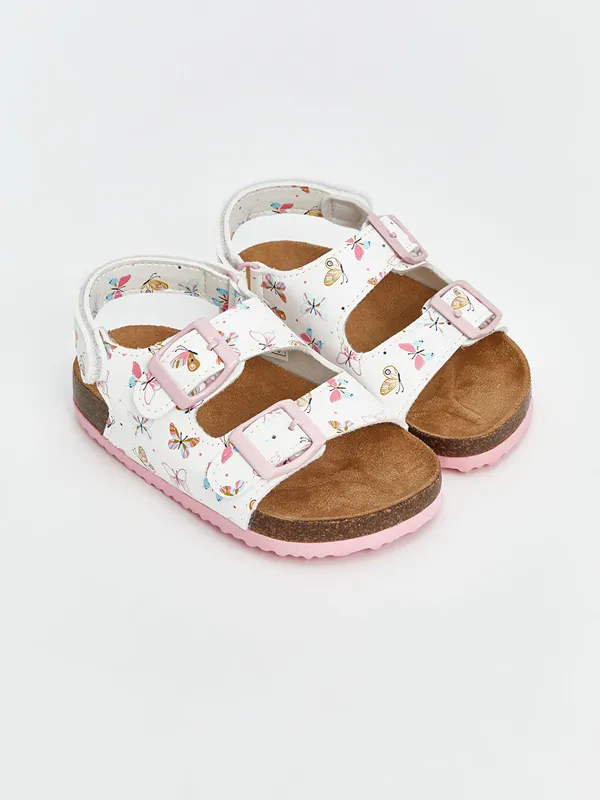 LCW-STEPS-Sandales-imprim233es-224-crochet-et-boucle-pour-b233b233-fille LCW STEPS Sandales imprimées à crochet et boucle pour bébé fille Jusqu’à Épuisement Des Stocks