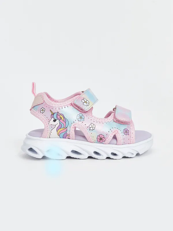 LCW-STEPS-Sandales-pour-Filles-B233b233-224-Semelle-Lumineuse LCW STEPS Sandales pour Filles Bébé à Semelle Lumineuse Seulement Aujourd’hui