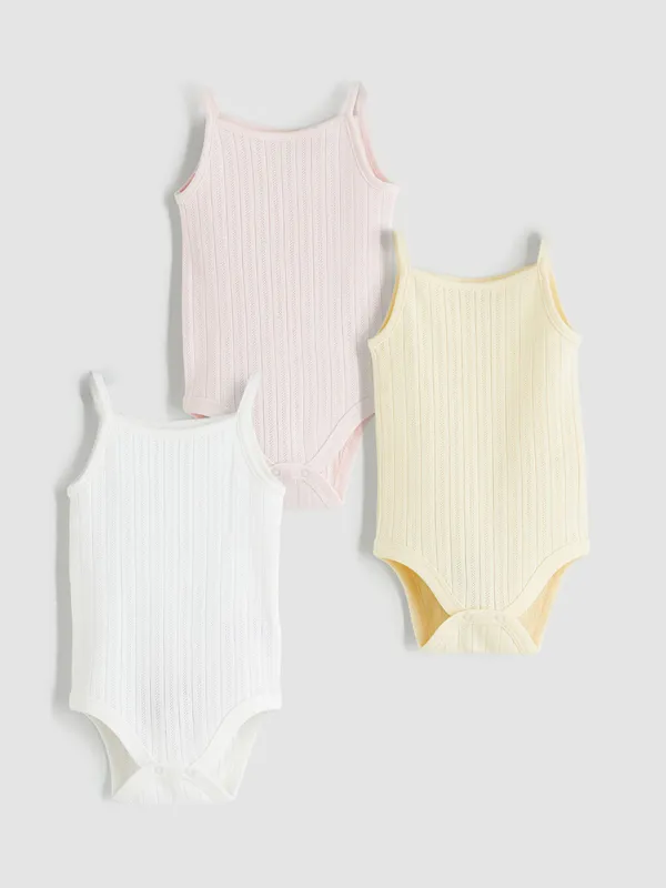 LCW-baby-Body-B233b233-Pour-Filles-Col-Rond-224-Boutons-Pression---Lot-de-3 LCW baby Body Bébé Pour Filles Col Rond à Boutons-Pression - Lot de 3 Usine Directe