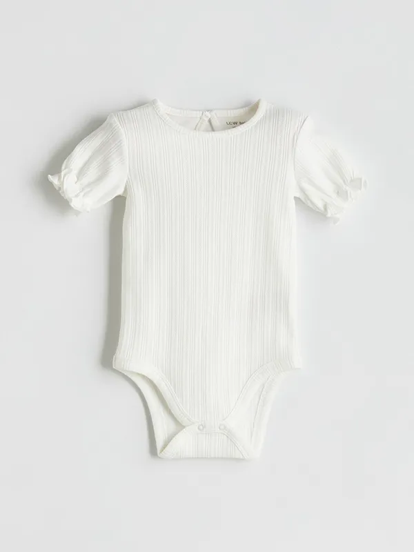 LCW-baby-Body-b233b233-basique-224-col-rond-pour-fille-avec-boutons-pression LCW baby Body bébé basique à col rond pour fille avec boutons-pression Prix Cassé