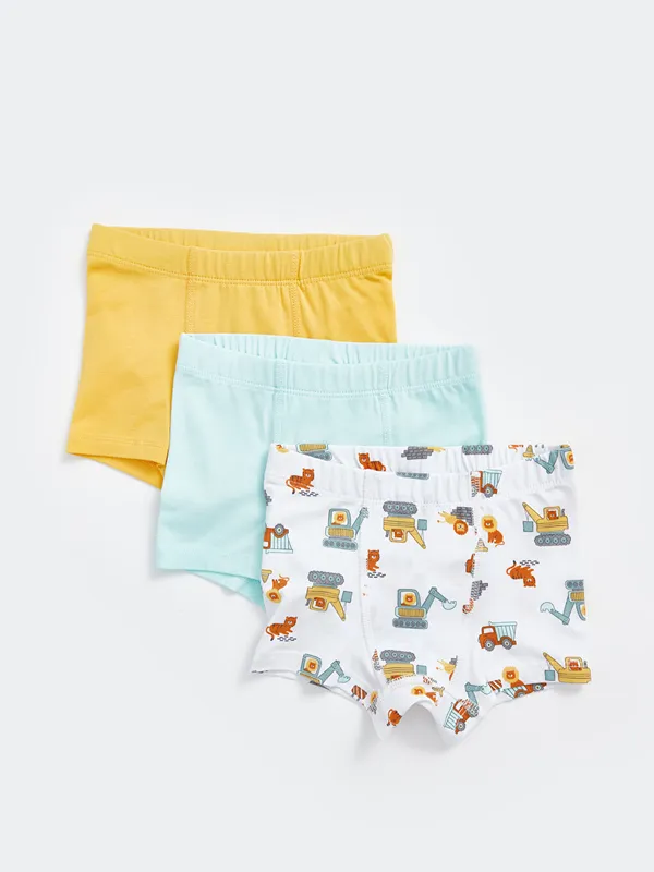 LCW-baby-Boxer-pour-B233b233s-Gar231ons-Lot-de-3-224-Taille-201lastiqu233e LCW baby Boxer pour Bébés Garçons Lot de 3 à Taille Élastiquée Offre Spéciale