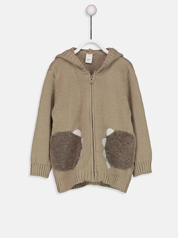 LCW-baby-Cardigan-224-Capuche-pour-Gar231ons-B233b233 Top Qualité LCW baby Cardigan à Capuche pour Garçons Bébé