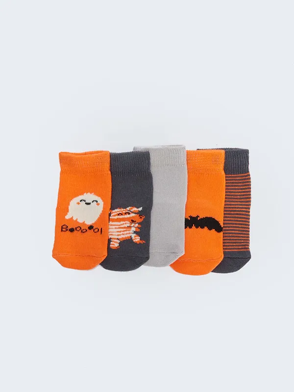 LCW-baby-Chaussettes-de-Cheville-224-Motifs-pour-B233b233-Gar231ons-Lot-de-5-Pi232ces LCW baby Chaussettes de Cheville à Motifs pour Bébé Garçons Lot de 5 Pièces Marque