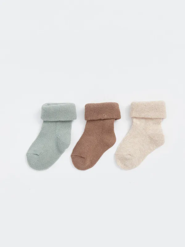 LCW-baby-Chaussettes-de-Cheville-Basiques-pour-B233b233s-Gar231ons-Lot-de-3 Acheter En Ligne LCW baby Chaussettes de Cheville Basiques pour Bébés Garçons, Lot de 3